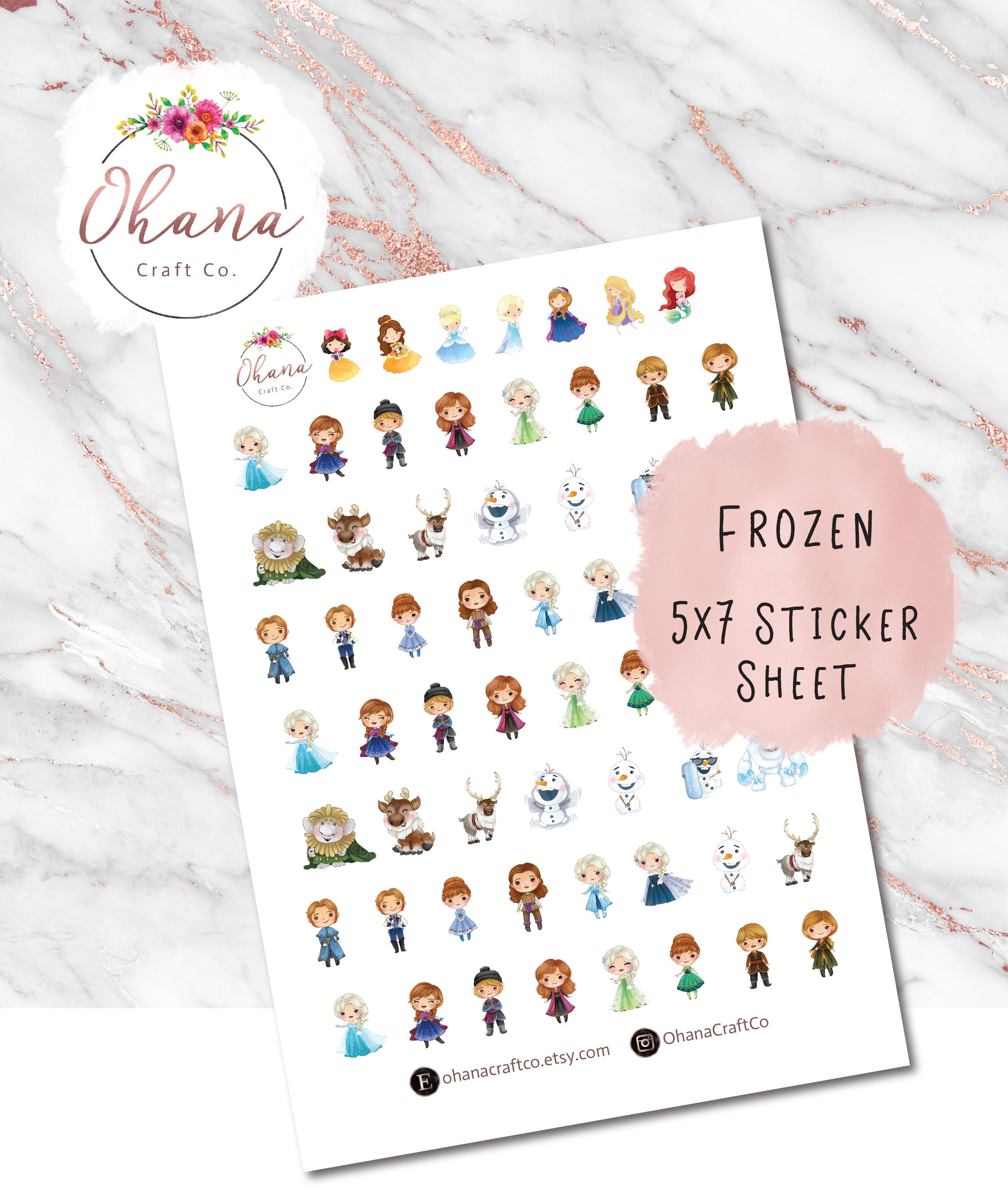 Lilo and Stitch Planner Stickers 2, Disney Erin Condren